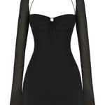 Babydoll Crepe Mini Dress - Endless - UAE Rental and Resale for Women's Fashion