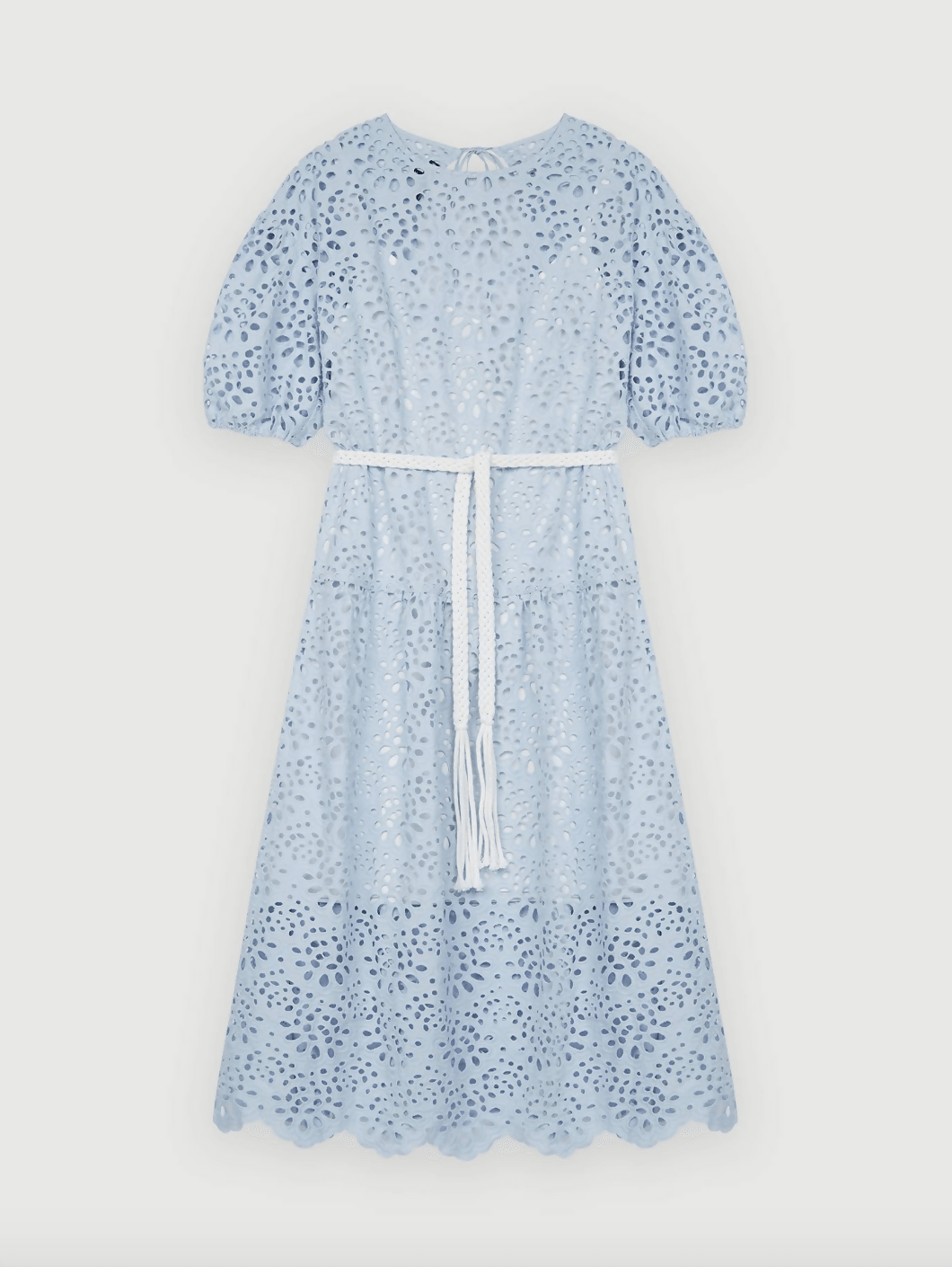 Broiderie Cotton Midi Dress - Endless