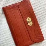 Croc Envelope Clutch - Endless - UAE Rental and Resale for Women's Fashion