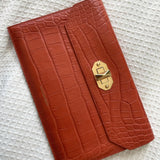 Croc Envelope Clutch - Endless - UAE Rental and Resale for Women's Fashion