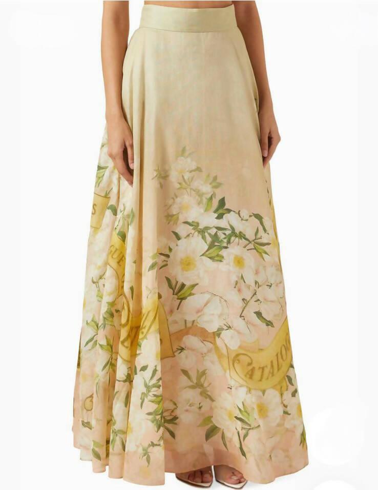 Crop & Maxi Skirt Co-ord Set - Endless - UAE Rental and Resale for Women's Fashion