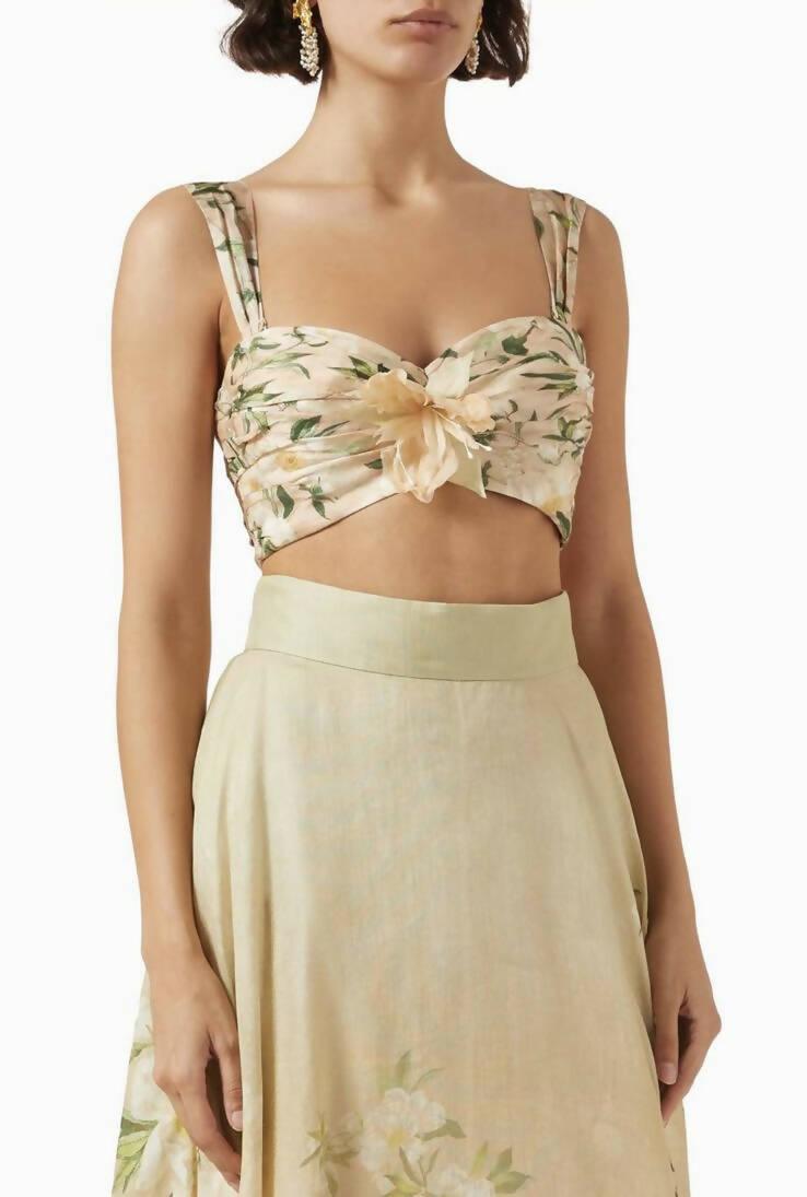 Crop & Maxi Skirt Co-ord Set - Endless - UAE Rental and Resale for Women's Fashion