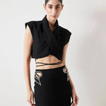 Cropped Vest Blazer - Endless - UAE Rental and Resale for Women's Fashion