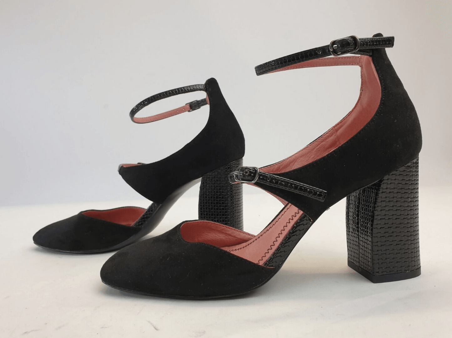 Double Strap Mary Jane Block Heels - Endless