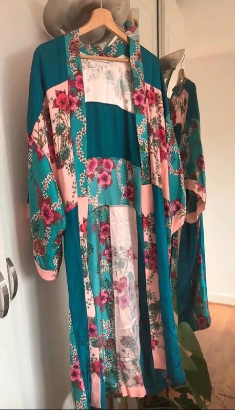 Floral Silk & Viscose Kimono - Endless
