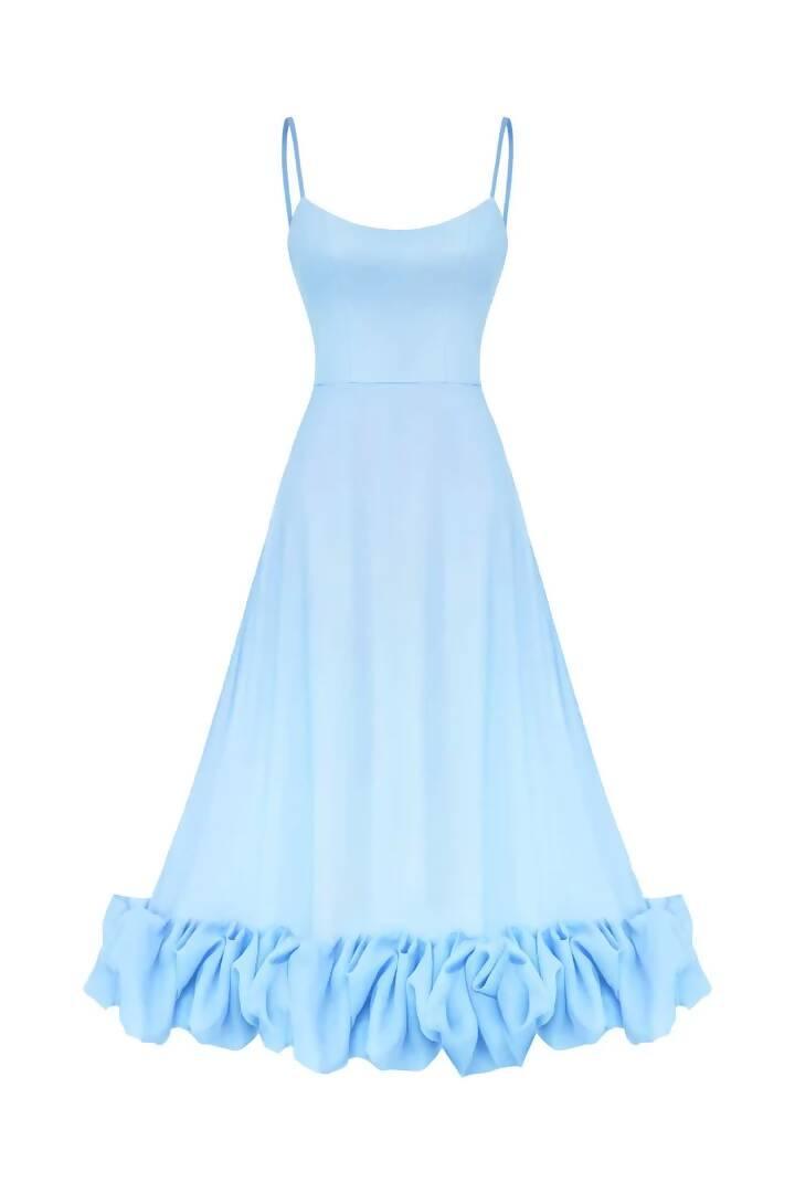 Flounce Bustier Midi Dress - Endless - UAE Rental and Resale for Women's Fashion
