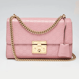 Light Pink Guccissima Padlock Shoulder Bag - Endless - UAE Rental and Resale for Women's Fashion