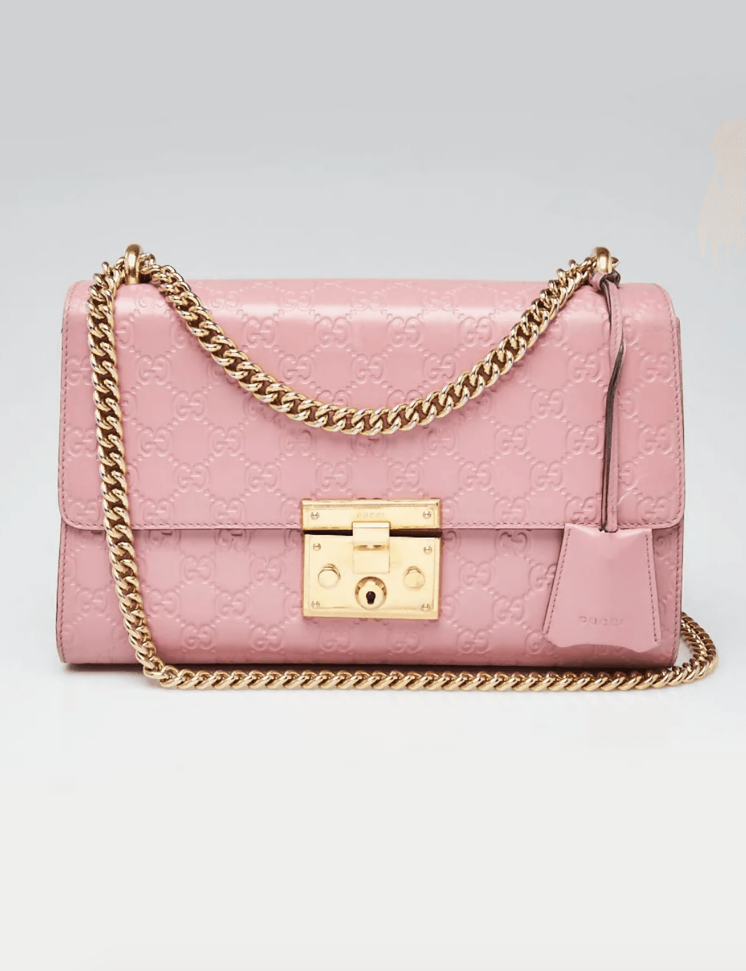 Light Pink Guccissima Padlock Shoulder Bag - Endless - UAE Rental and Resale for Women's Fashion