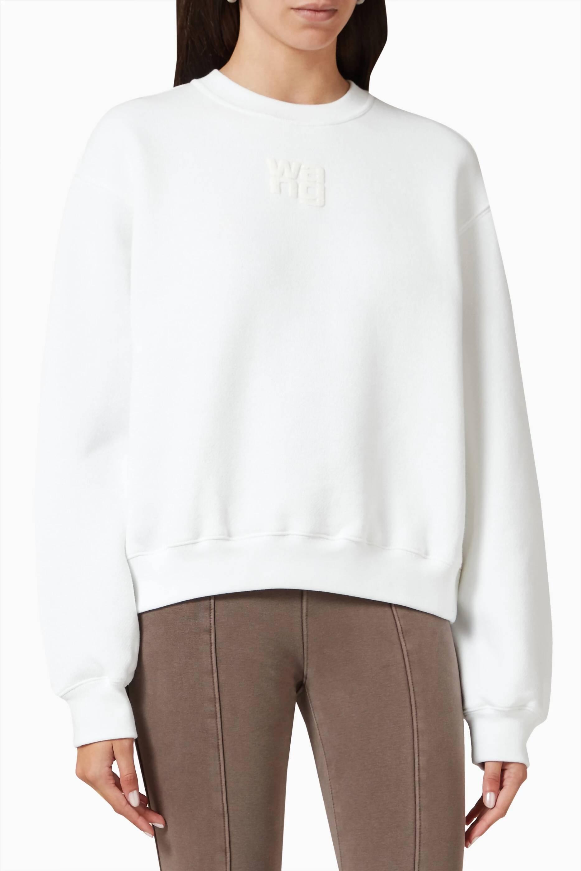 Logo Printed Sweatshirt in Terry Crew - Endless - UAE Rental and Resale for Women's Fashion