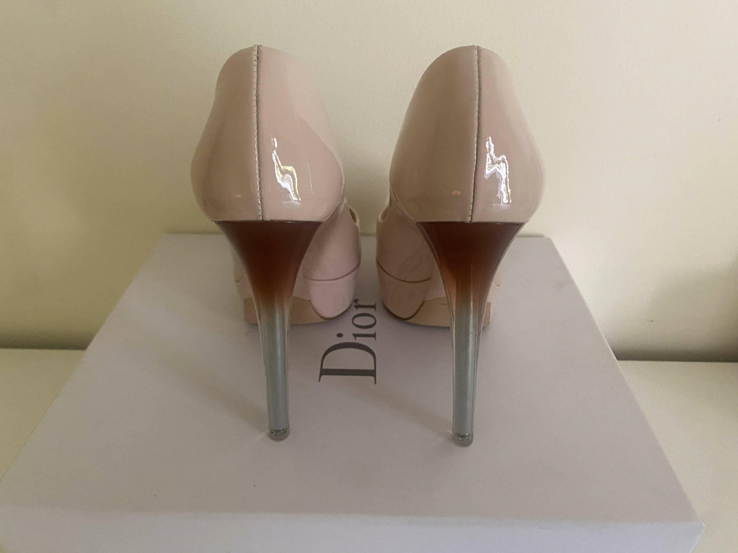 Miss Dior Peep Toe Platform Pumps - Endless