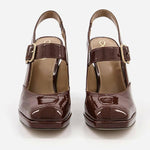Mule Style Heeled Sandals - Endless - UAE Rental and Resale for Women's Fashion