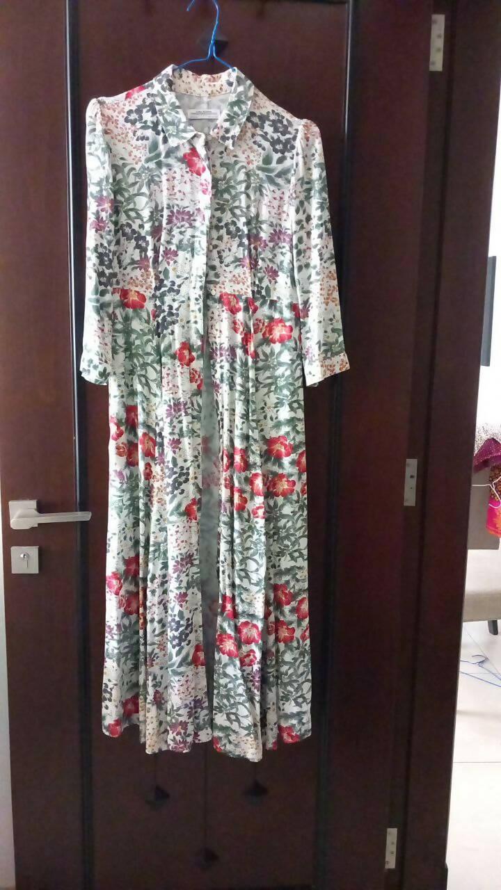 Multi Floral Long Shirt Dress - Endless