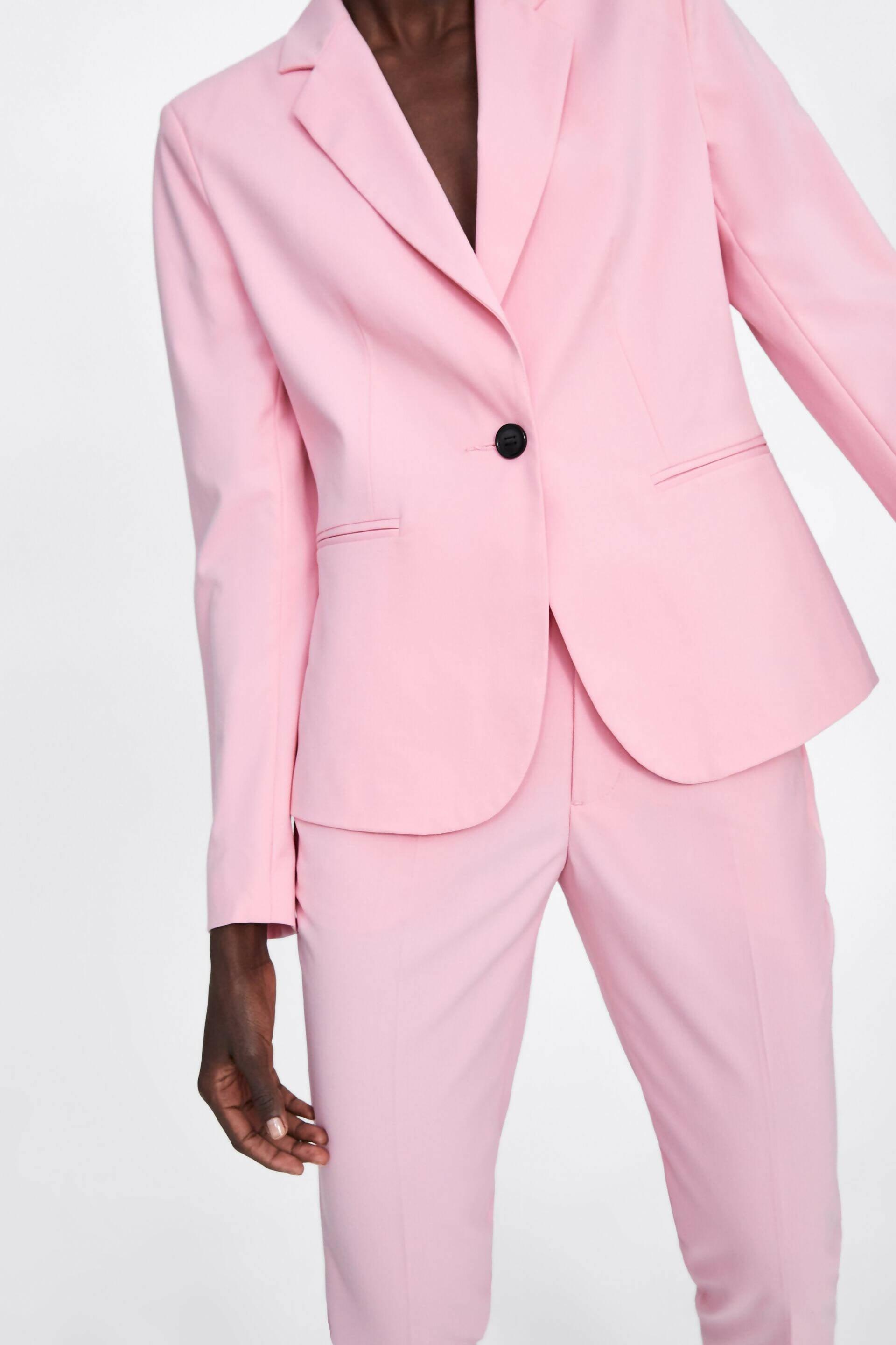 Pink Blazer & Trouser Suit - Endless