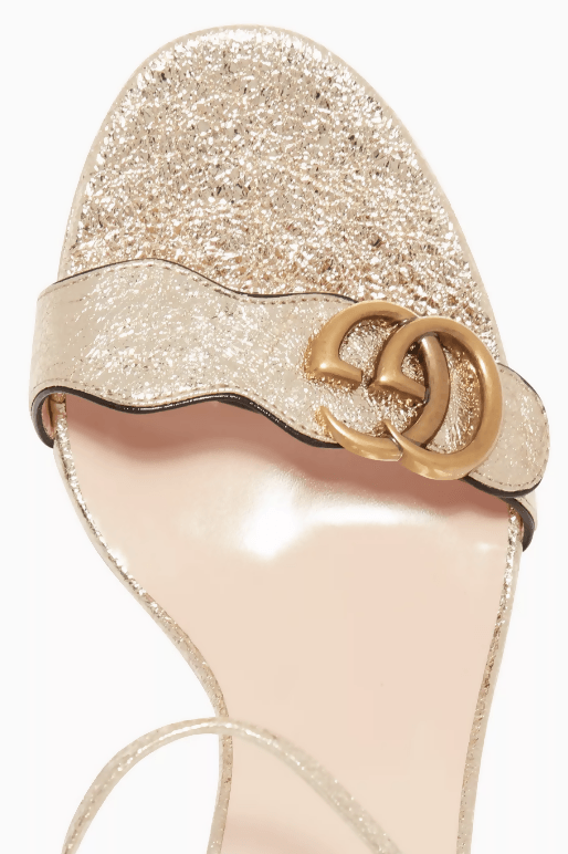 Platform Leather Gold Marmont GG Sandal - Endless - UAE Rental and Resale for Women's Fashion