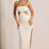 Provence Embellished Cut Out Maxi Dress - Endless - UAE Rental and Resale for Women's Fashion