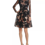 Radar Floral Sequin Mini Dress - Endless - UAE Rental and Resale for Women's Fashion