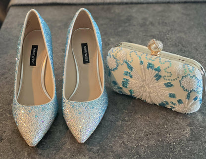 Sparkle Shoes with Clutch - Endless