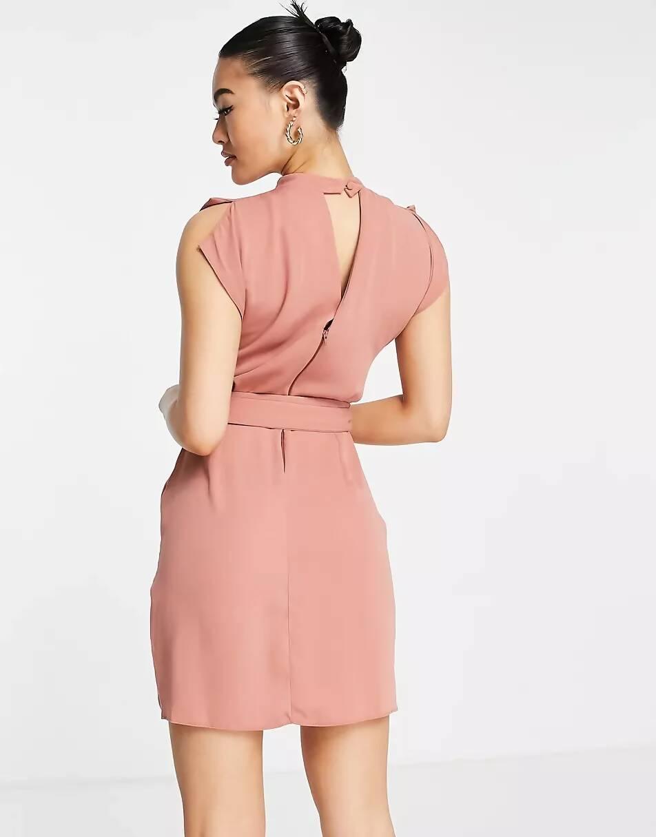 Terracotta Mini Dress - Endless - UAE Rental and Resale for Women's Fashion