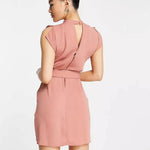 Terracotta Mini Dress - Endless - UAE Rental and Resale for Women's Fashion