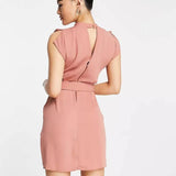 Terracotta Mini Dress - Endless - UAE Rental and Resale for Women's Fashion