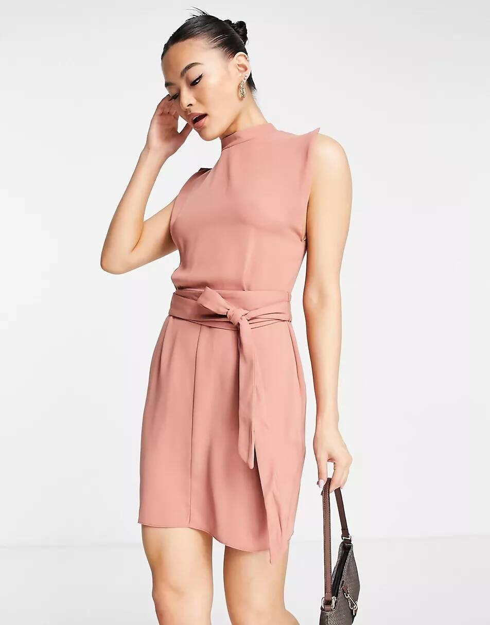 Terracotta Mini Dress - Endless - UAE Rental and Resale for Women's Fashion