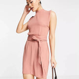 Terracotta Mini Dress - Endless - UAE Rental and Resale for Women's Fashion